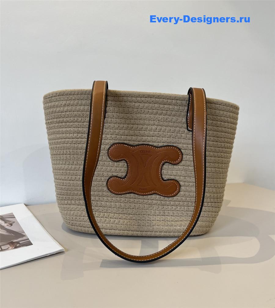 Ce1i*e straw raffia bag
