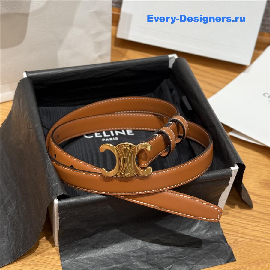 Ce1i*e arc de triomphe brown belt