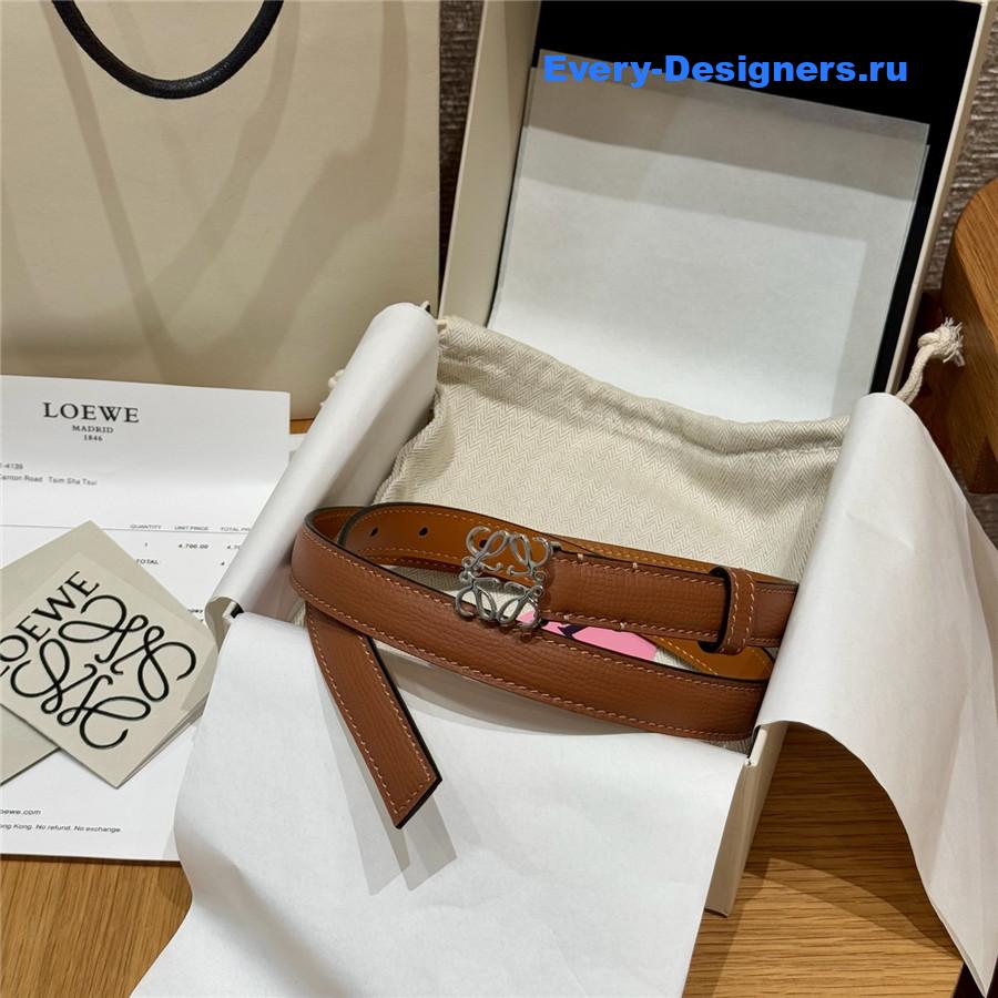 L0ew* brown calfskin belt