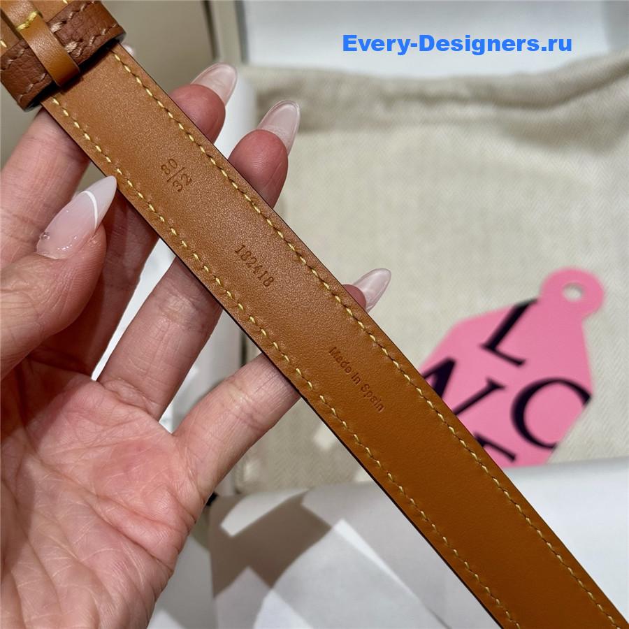 L0ew* brown calfskin belt