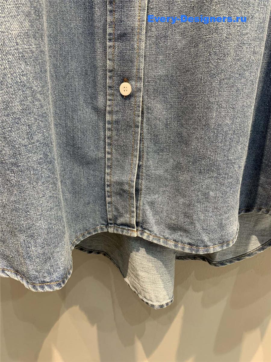 Miu Miu Light Blue Denim Shirt