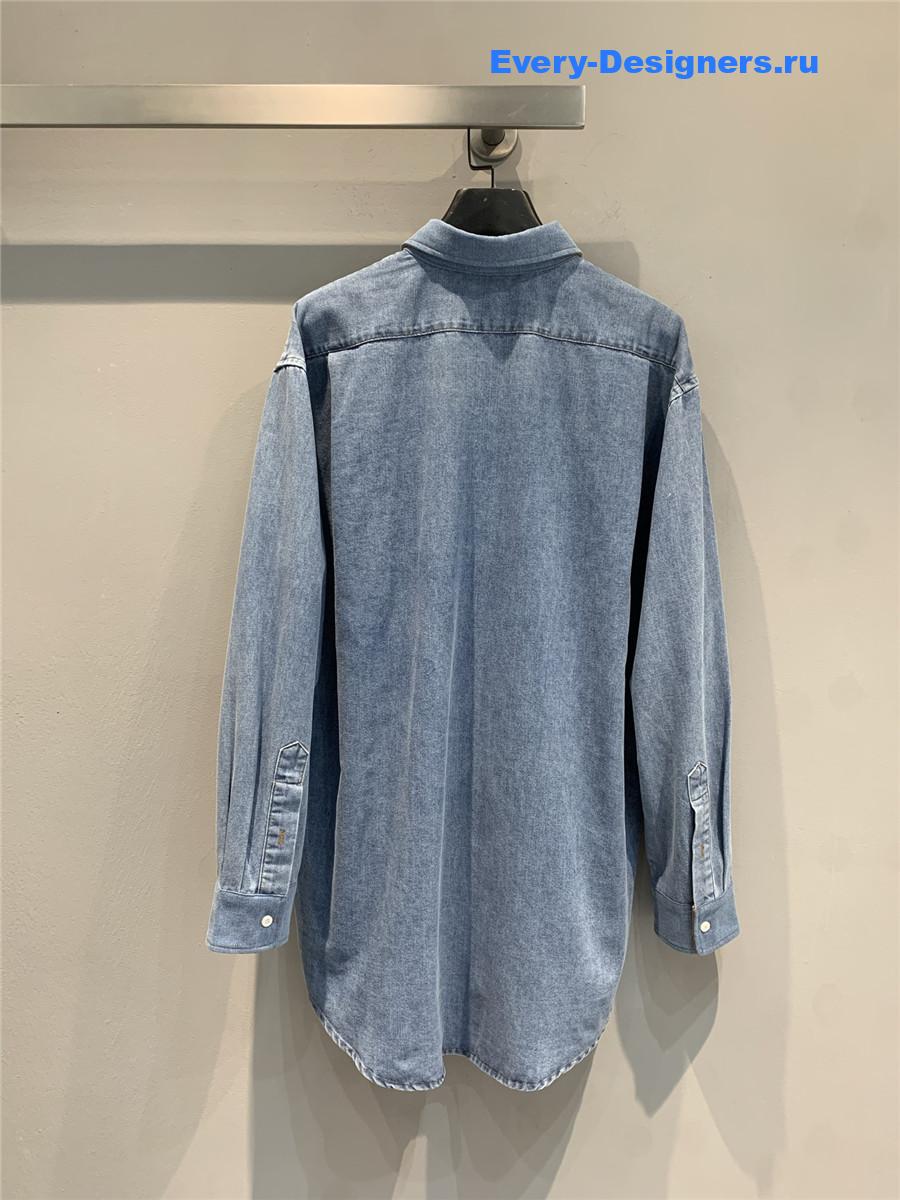 Miu Miu Light Blue Denim Shirt