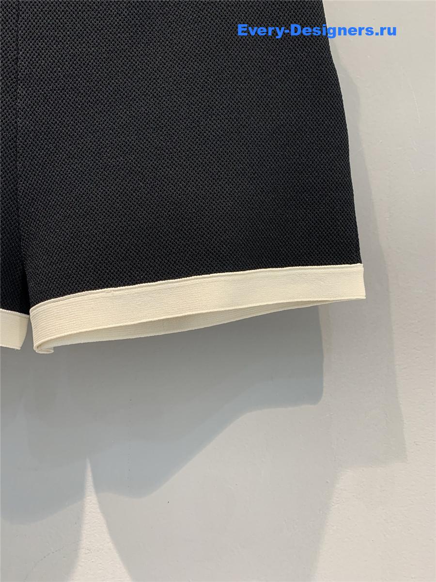 D10r high-rise terry shorts