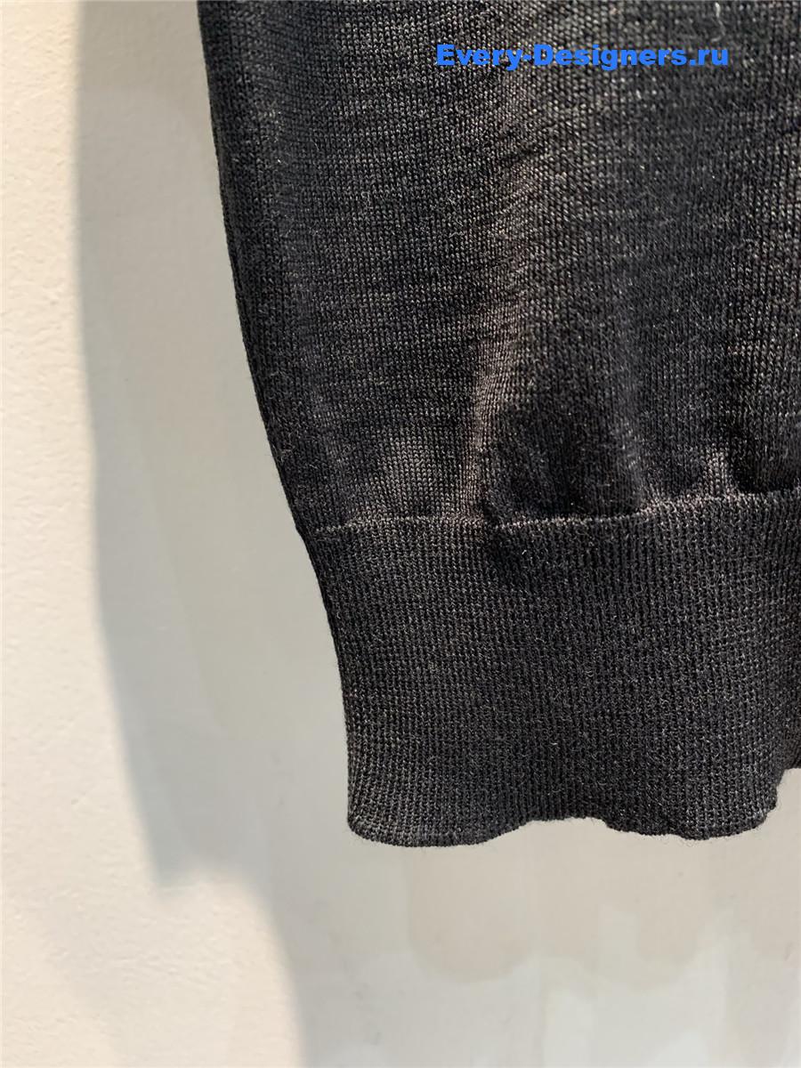 l0vis Vvtt0n logo ribbon black short sleeves