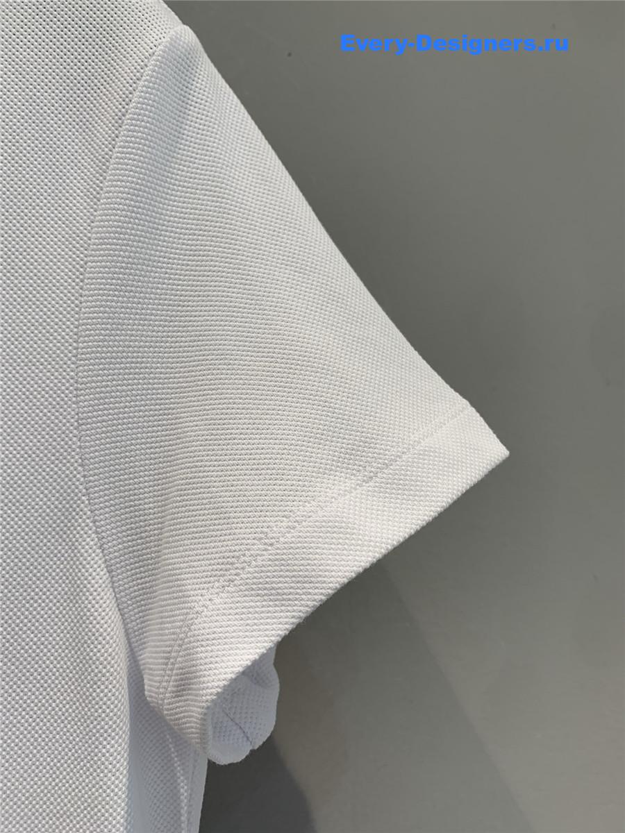 D10r vibe polo knit minidress in white