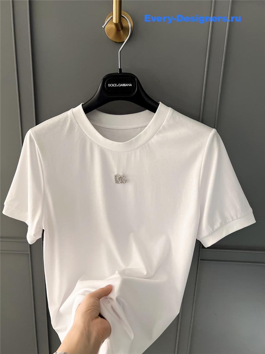 Dolce & Gabbana White DG Logo T-Shirt