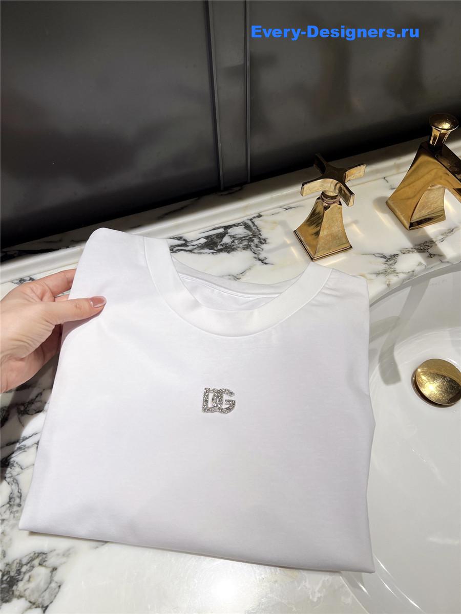 Dolce & Gabbana White DG Logo T-Shirt