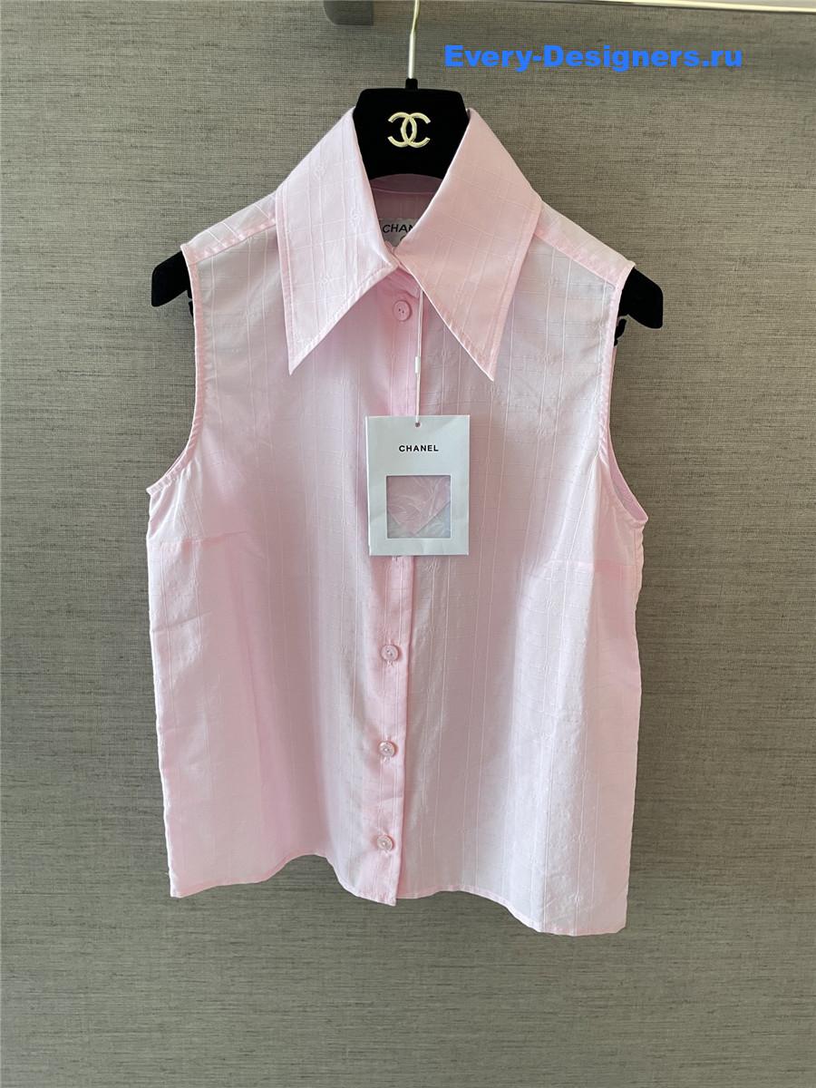 Ch**el pink vest shirt