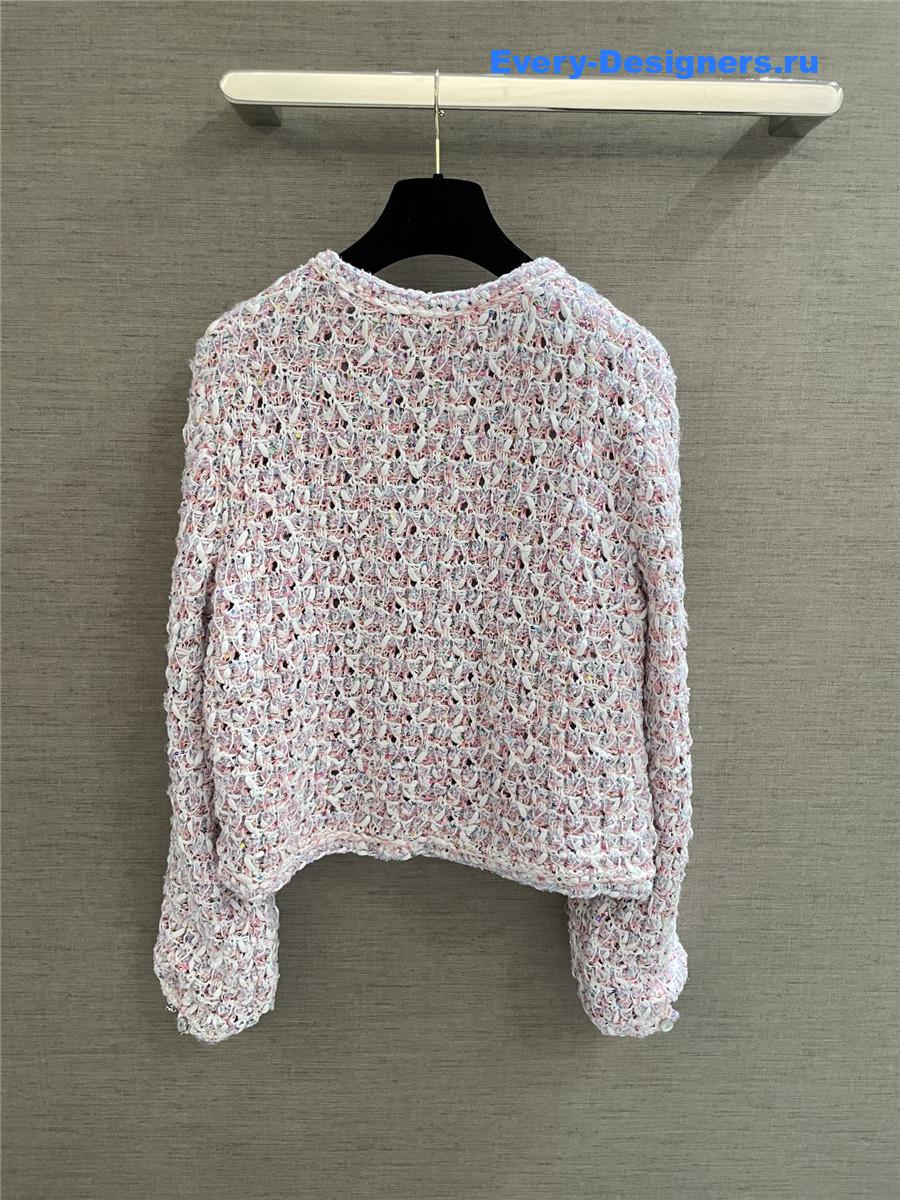 Ch**el colorful yarn cardigan