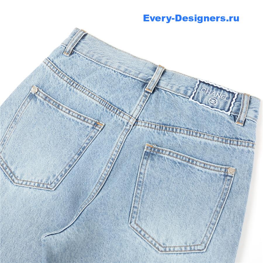 Ch**el coco beach wide leg jeans