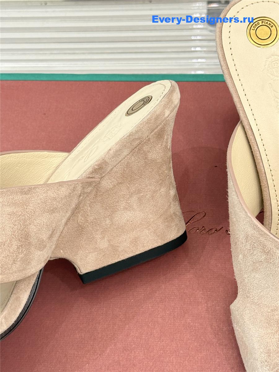 L0r0 P1ana vera sandals beige