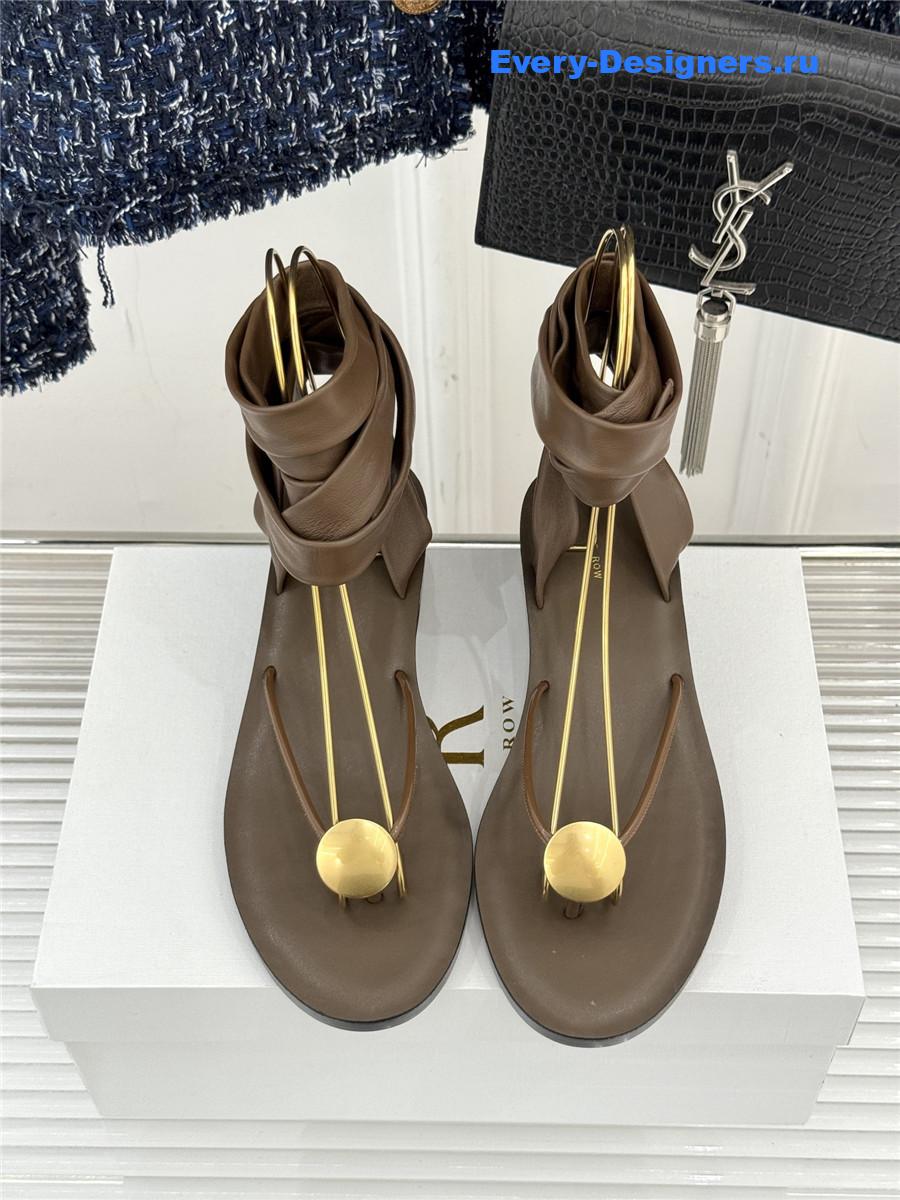 The R0w leather thong sandals