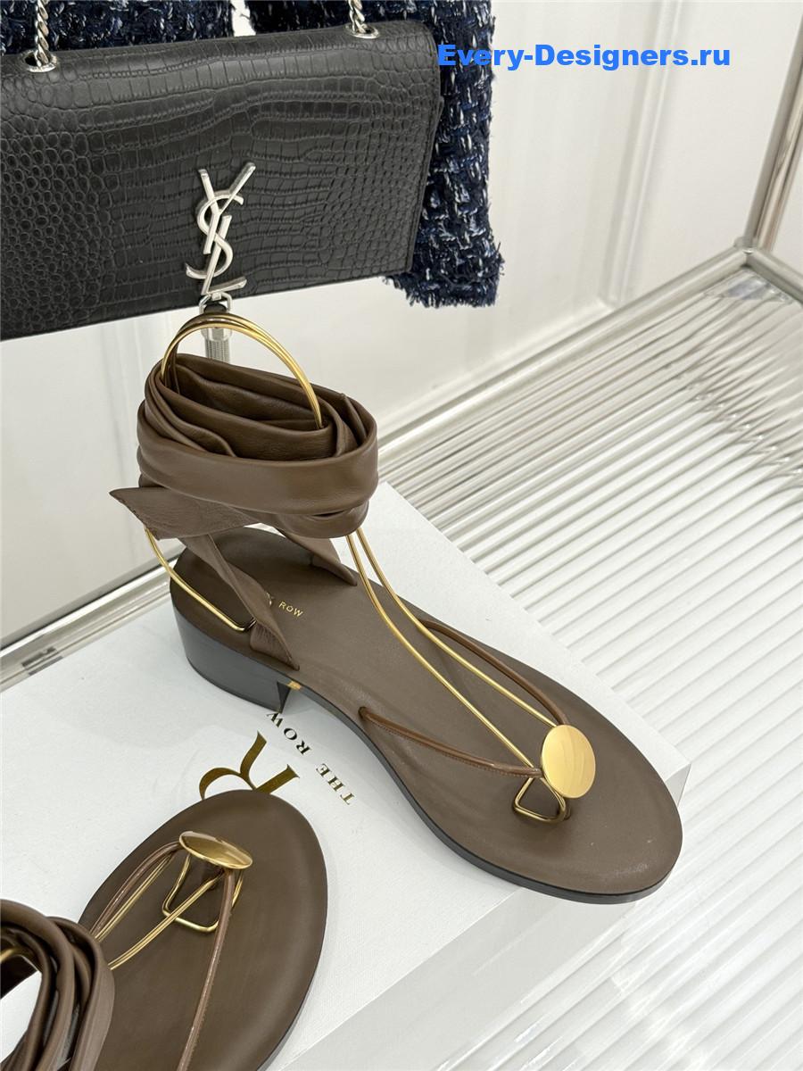 The R0w leather thong sandals