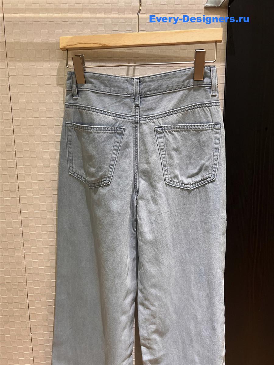 The R0w light blue wide leg jeans