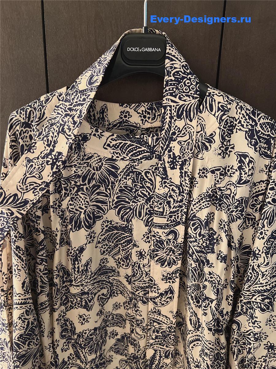 L0r0 P1ana silk maxi shirtdress