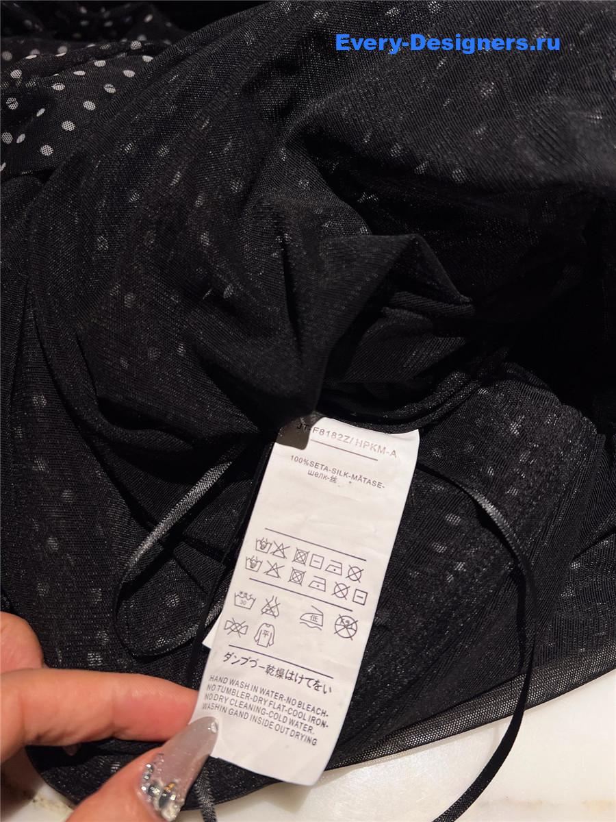 Dolce & Gabbana Polka-Dot Bustier Midi Dress