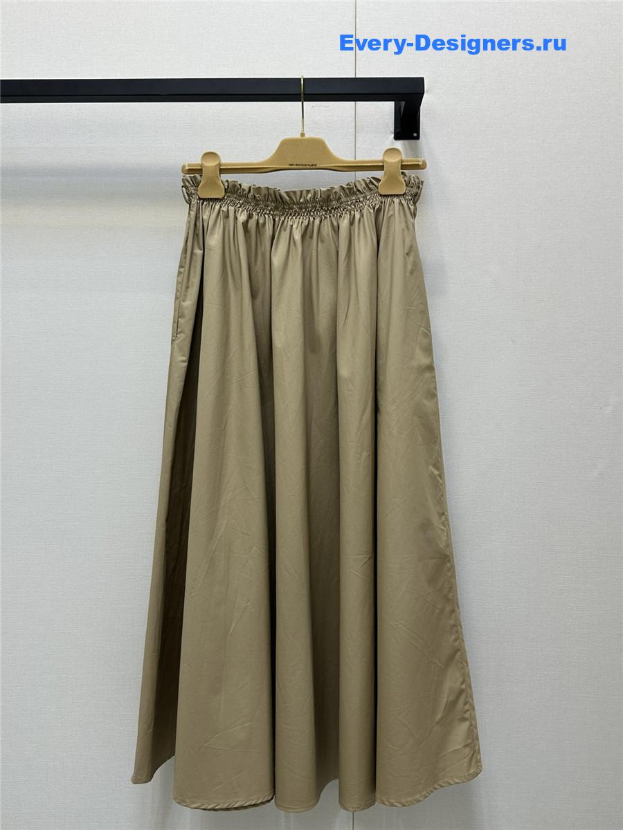 Miu Miu Beige Maxi Skirt