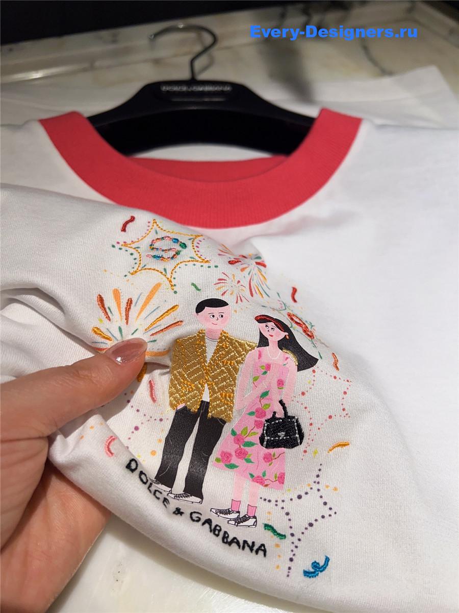 Dolce & Gabbana Printed Cotton T-Shirt