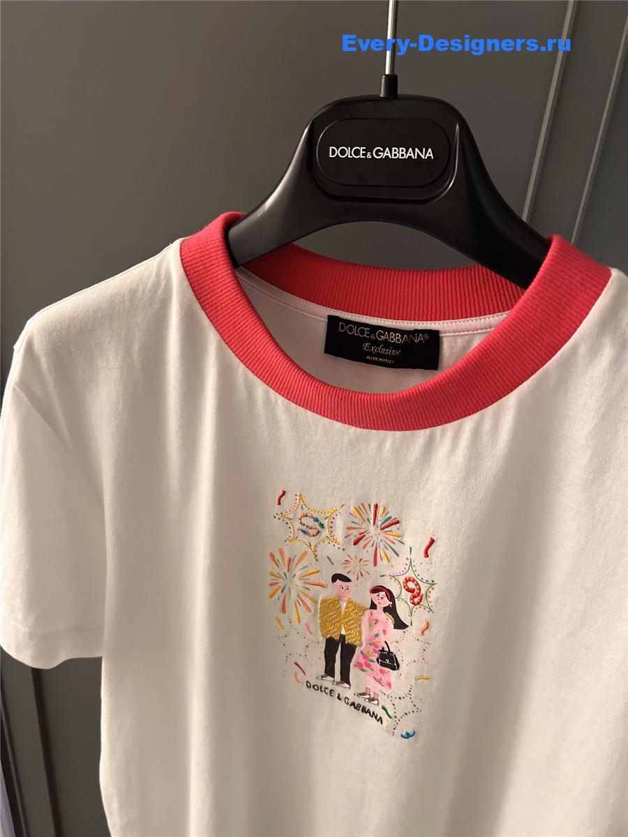 Dolce & Gabbana Printed Cotton T-Shirt