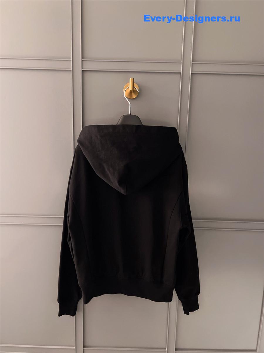 Dolce & Gabbana Crystal Hoodie Black