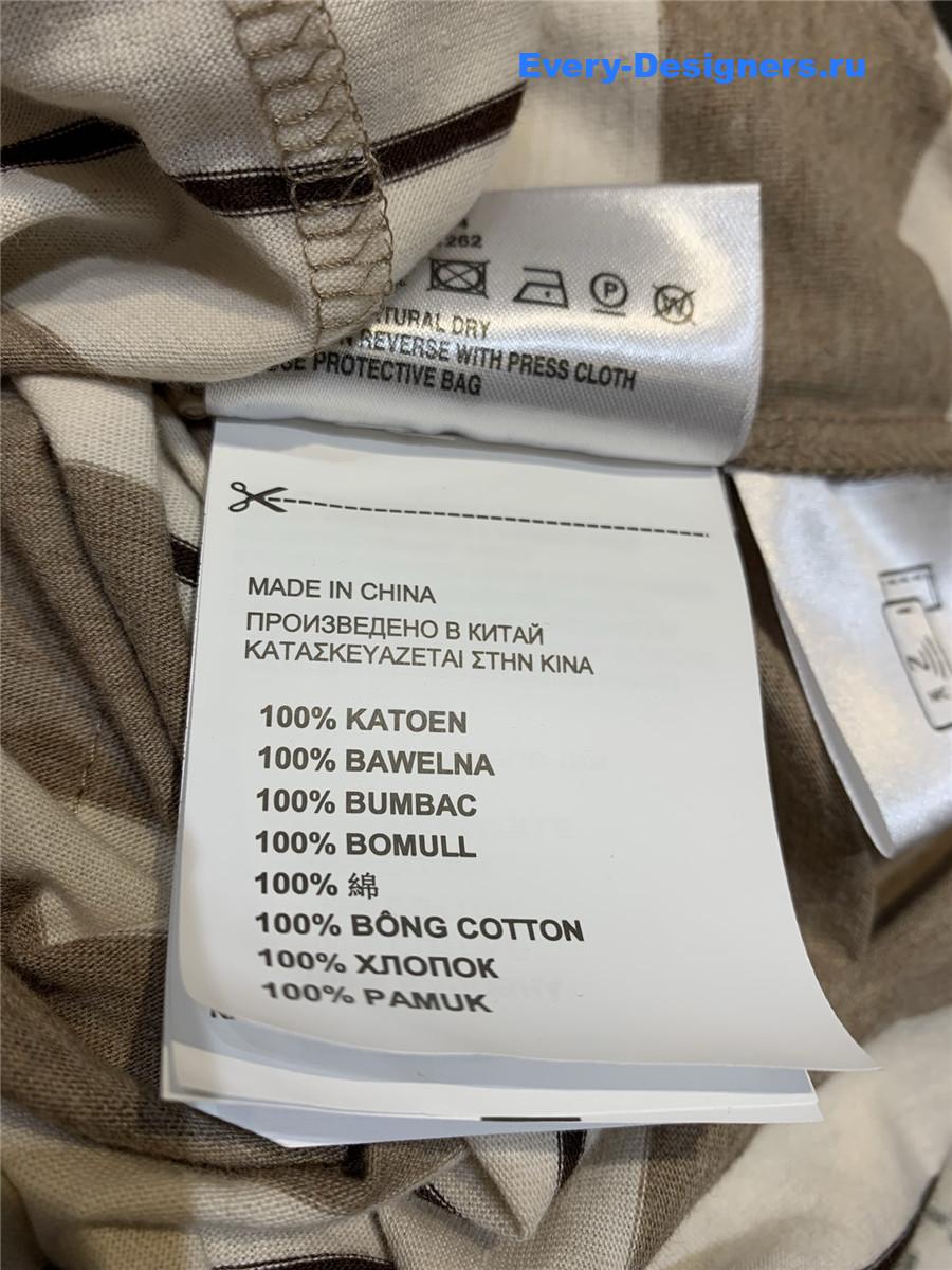 Miu Miu Black Striped Logo T-Shirt