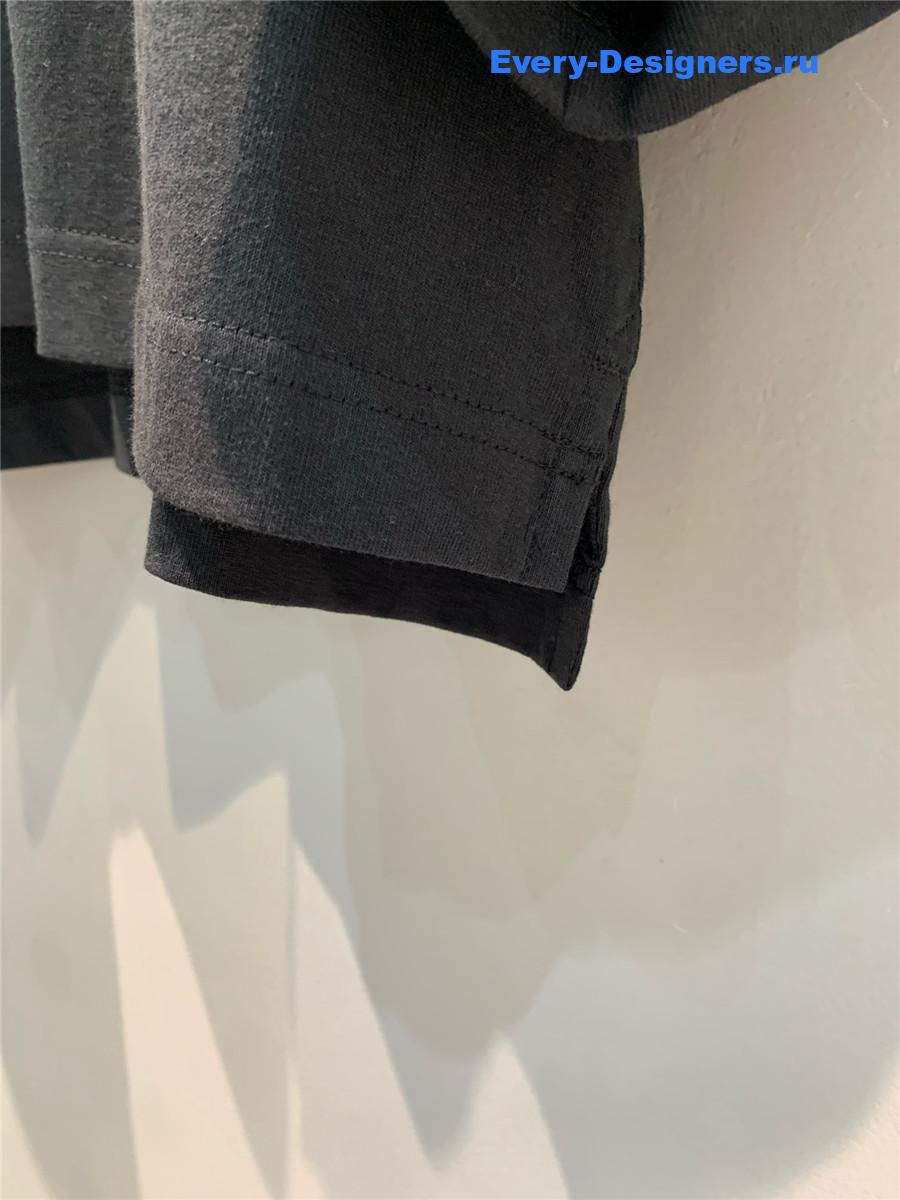 A1exa*der wang black cropped logo tee