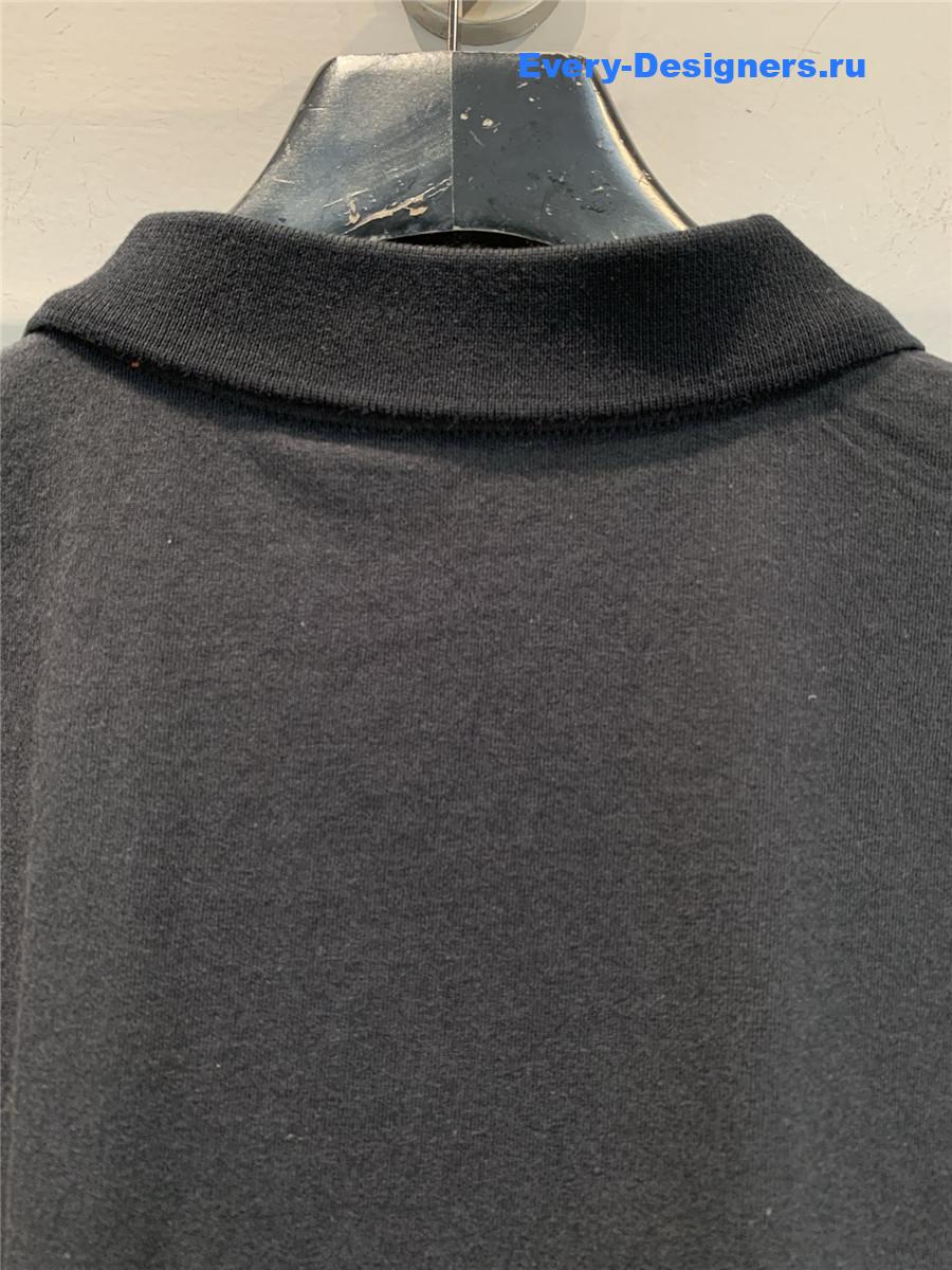 A1exa*der wang black cropped logo tee