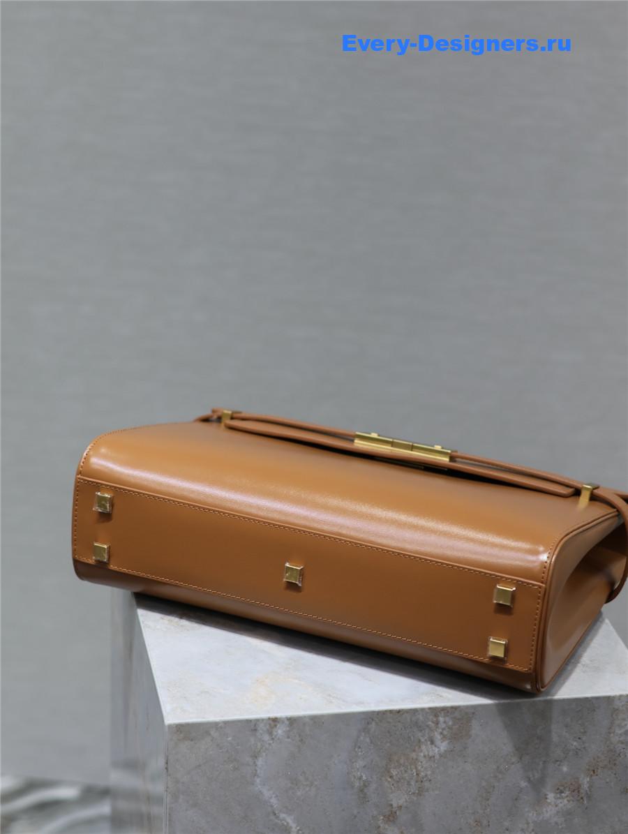 Sa1nt Lau*nt manhattan shoulder bag brown