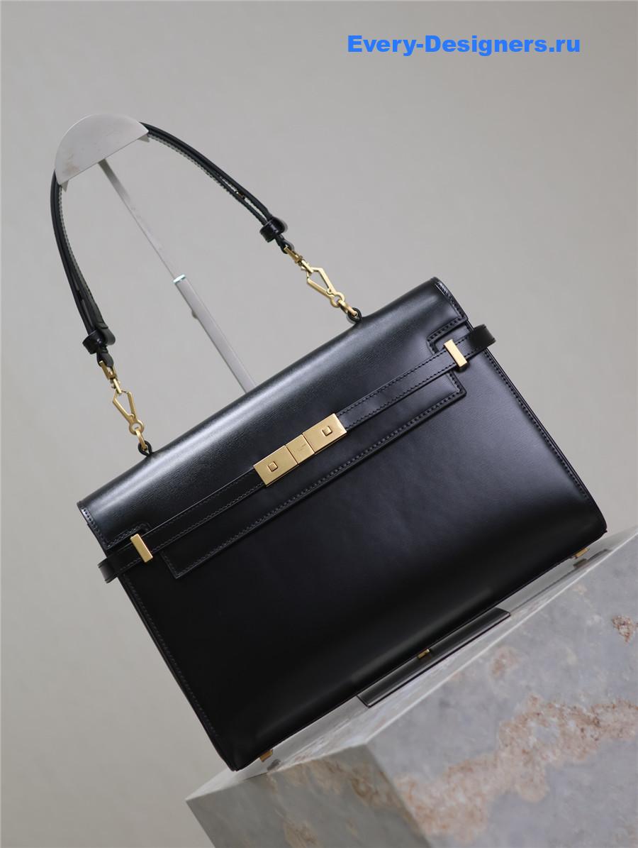 Sa1nt Lau*nt black manhattan bag