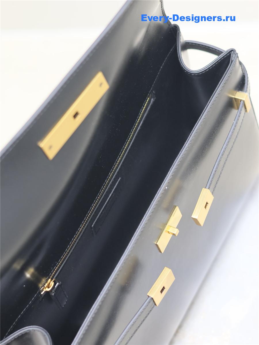 Sa1nt Lau*nt black manhattan bag