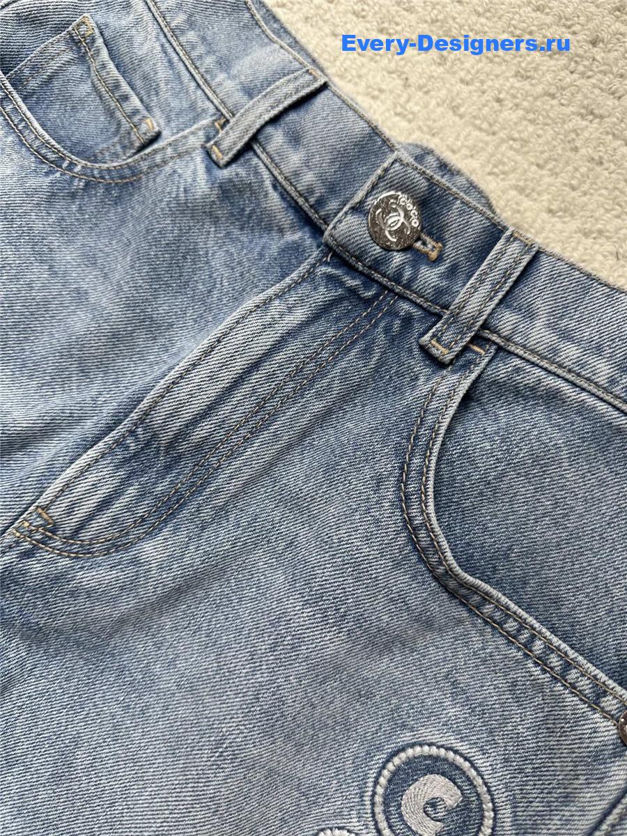 Ch**el coco embroidered shorts