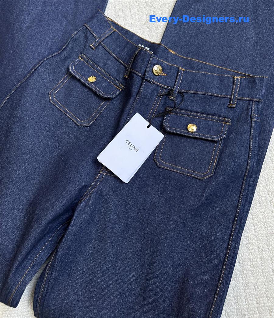 Ce1i*e flared high jeans