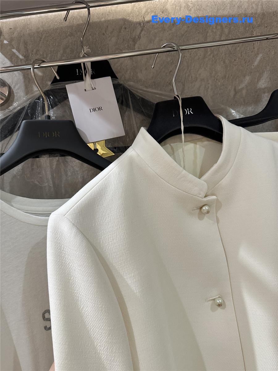 D10r off-white pearl button jacket