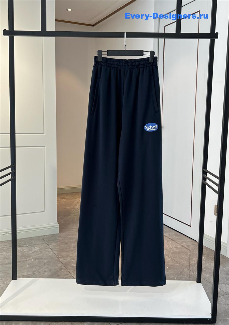 Ba1en*iaga navy loop sweatpants