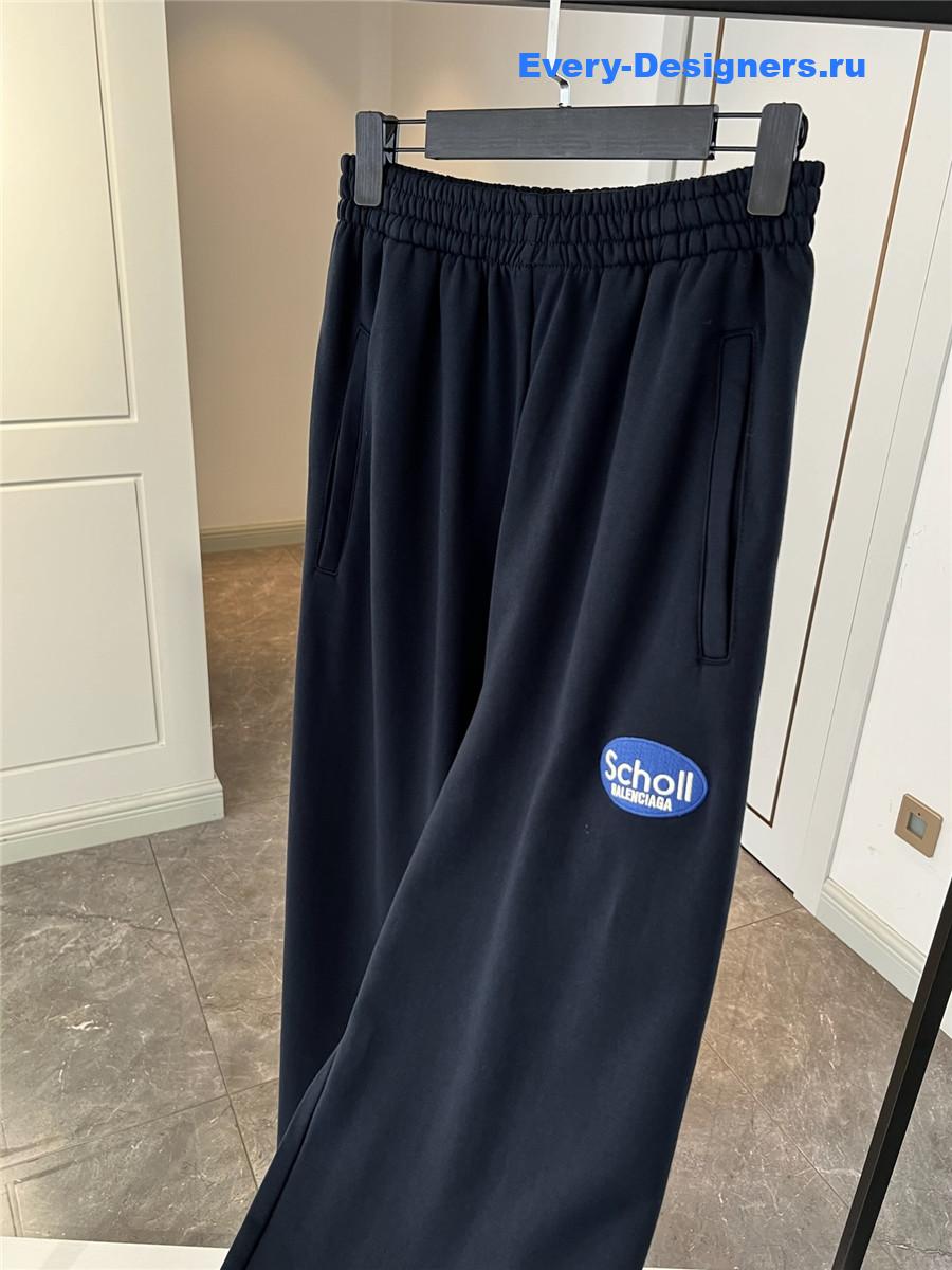 Ba1en*iaga navy loop sweatpants