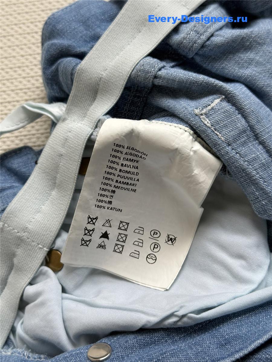 Miu Miu Floral Denim Trousers