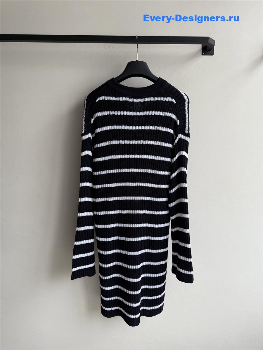 D10r D10riviera striped sweater