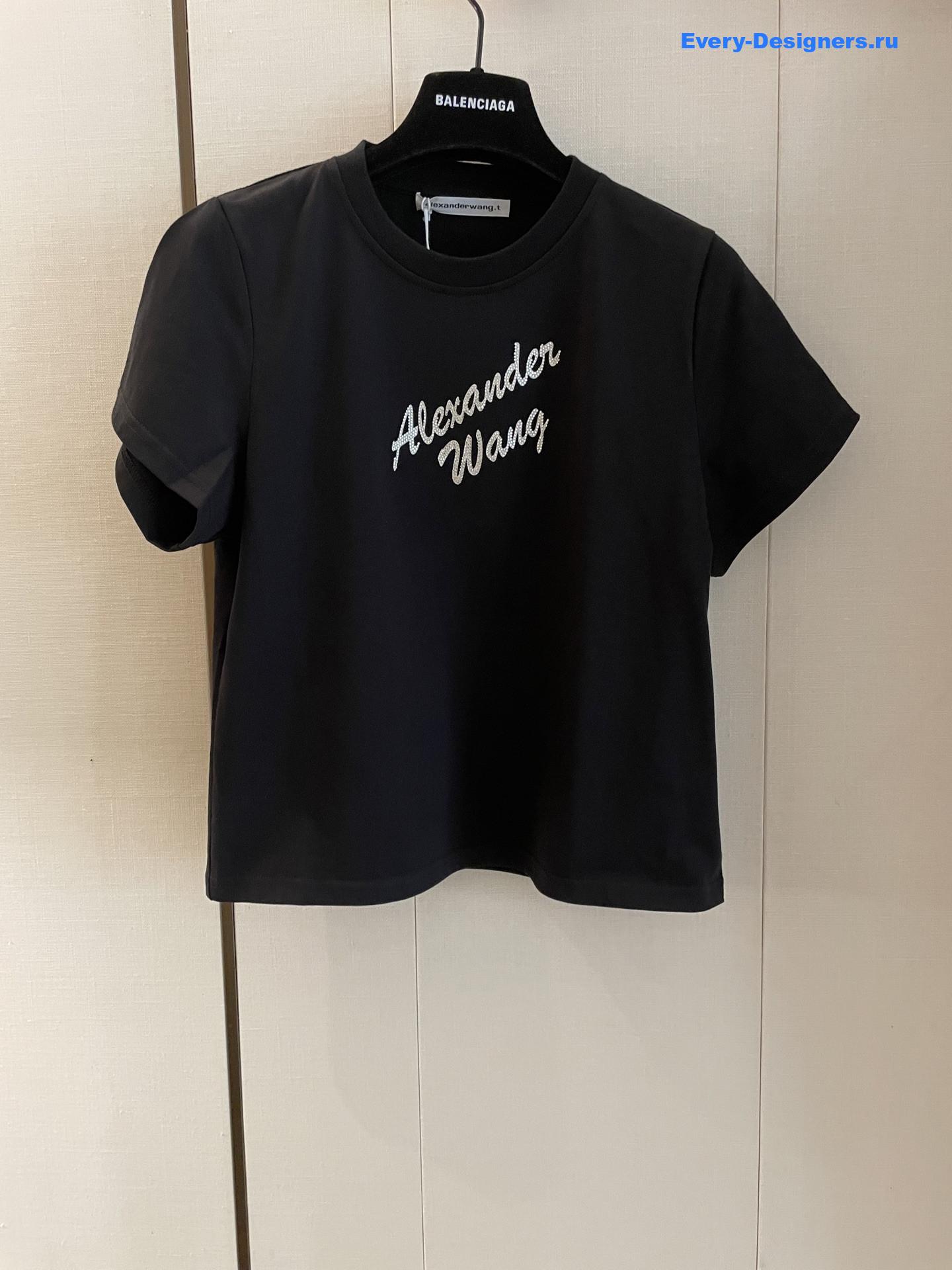 A1exa*der wang crystal logo tee