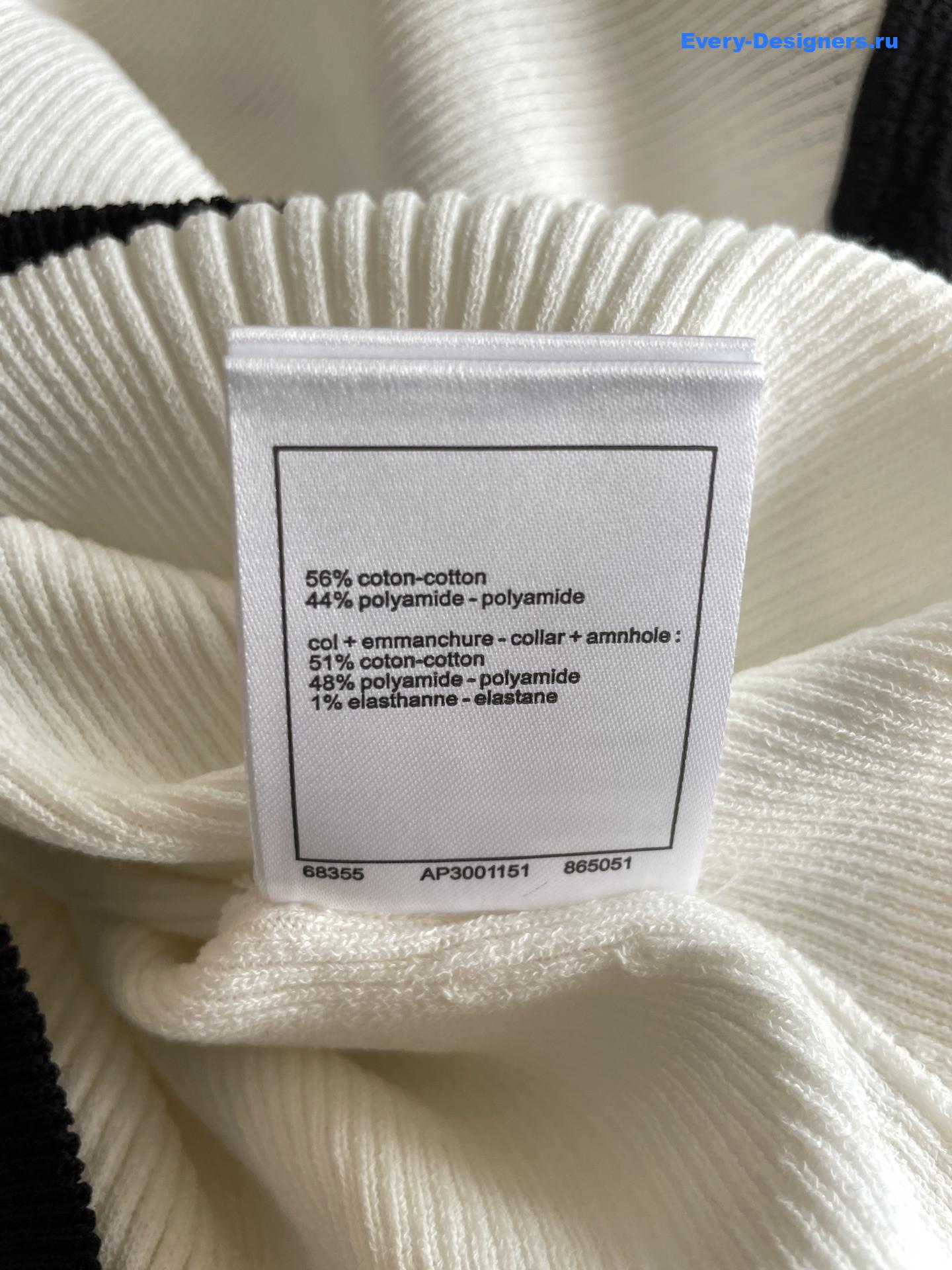 Ch**el white embroidered t-shirt