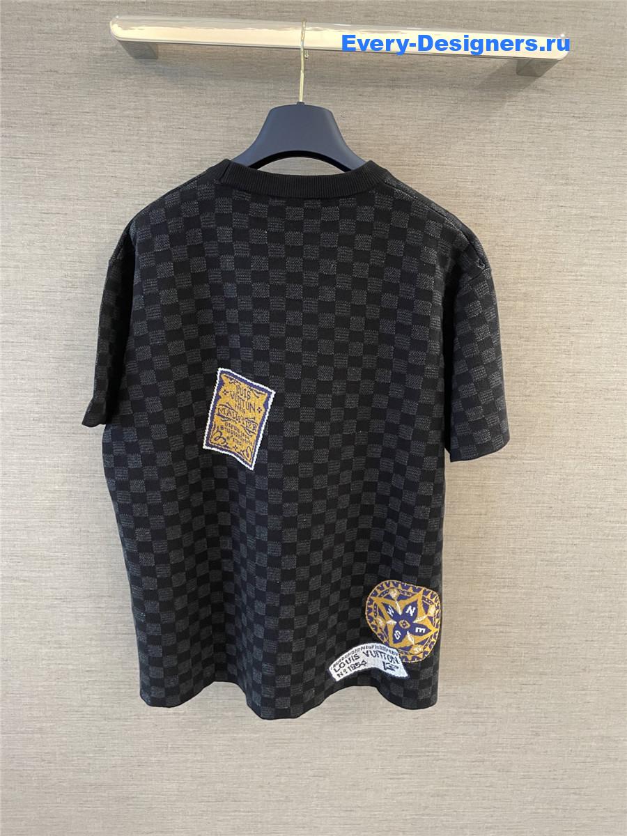 l0vis Vvtt0n damier crew neck short-sleeve