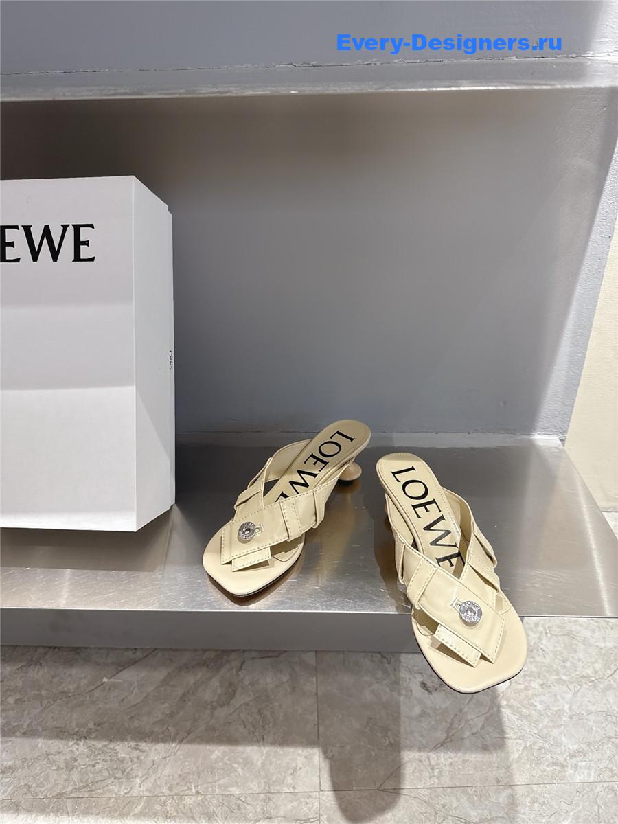 L0ew* beige toy panta sandals