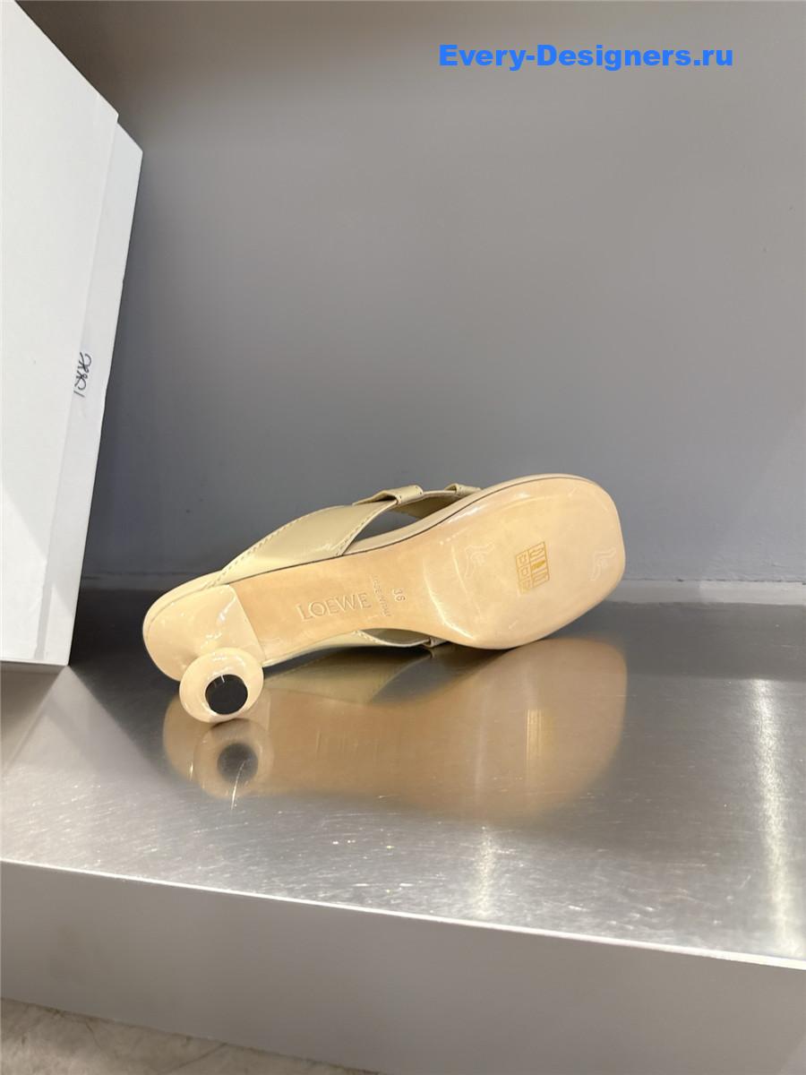 L0ew* beige toy panta sandals