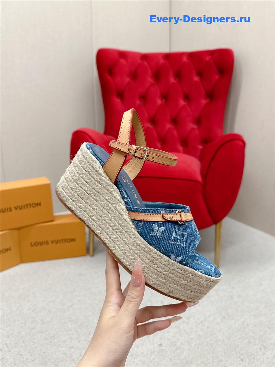 l0vis Vvtt0n helios wedge denim sandal