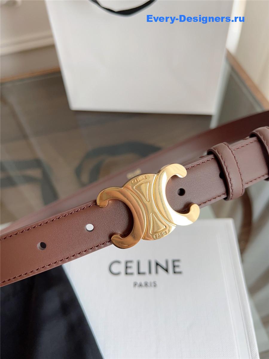 Ce1i*e classic brown leather belt
