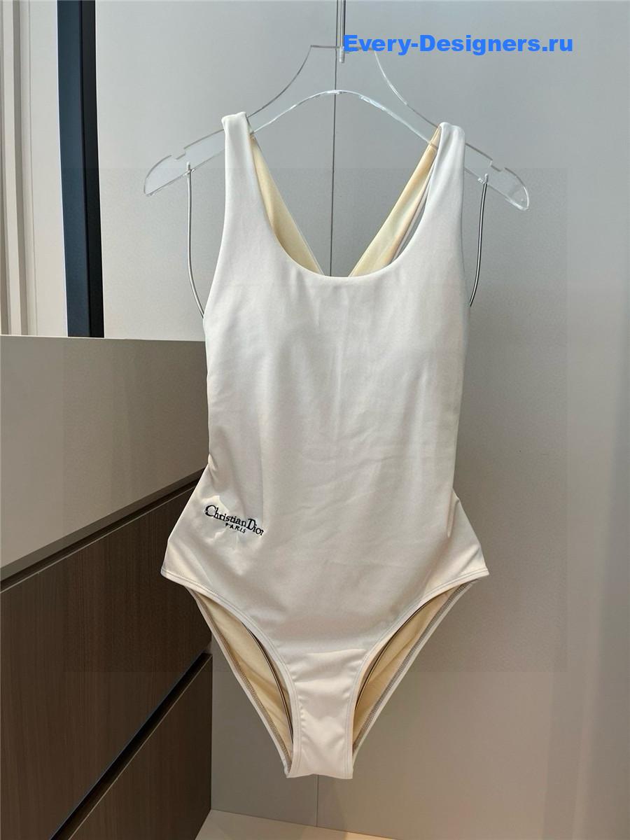 D10r beige one-piece swimsuit