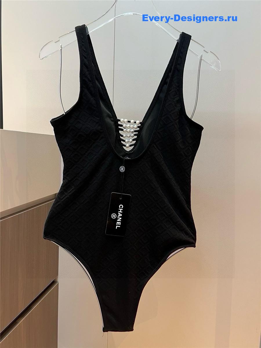 Ch**el black coco one-piece swimsuit