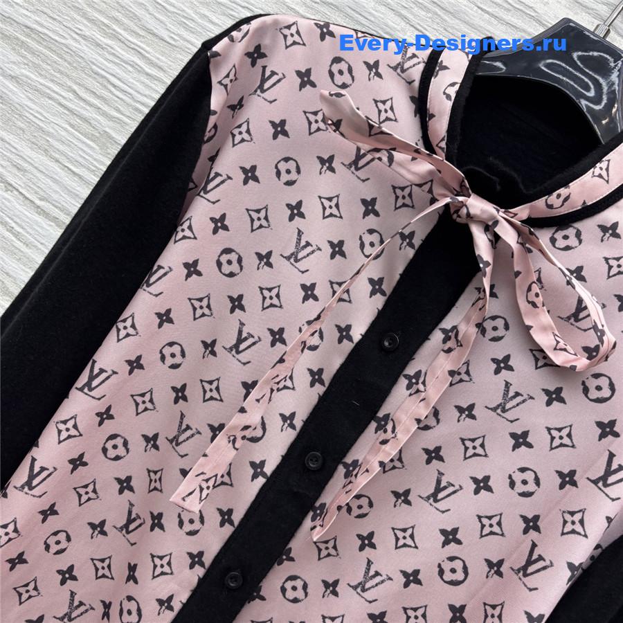 l0vis Vvtt0n monogram cardigan