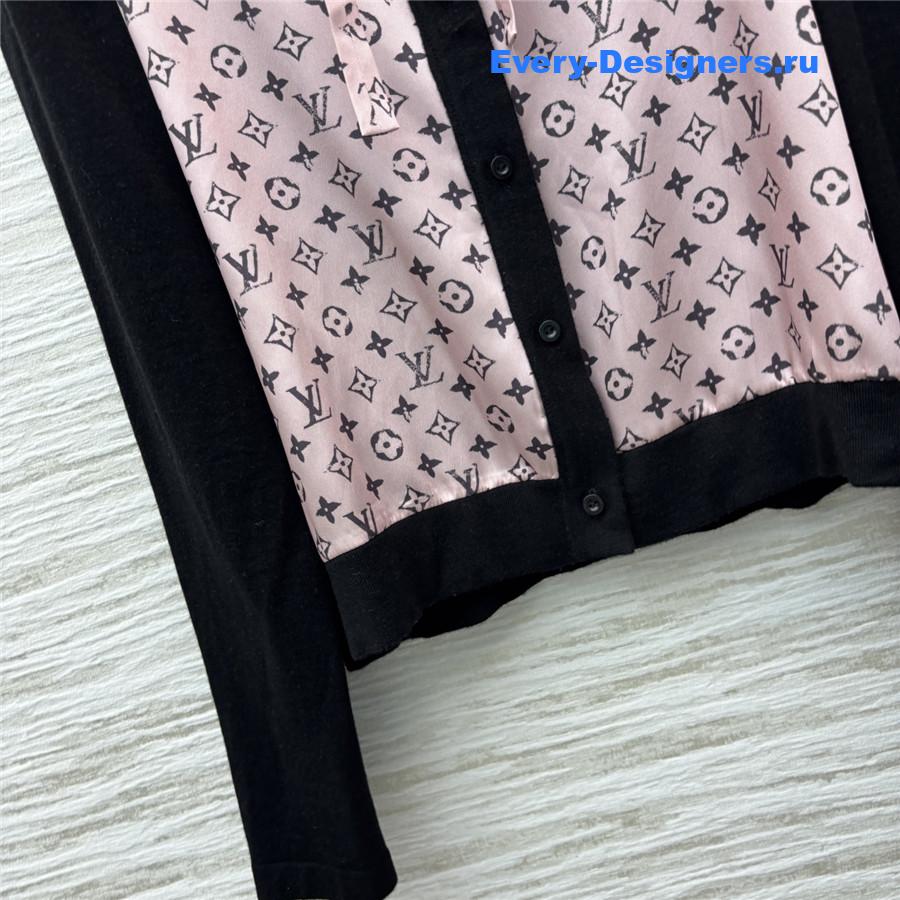 l0vis Vvtt0n monogram cardigan