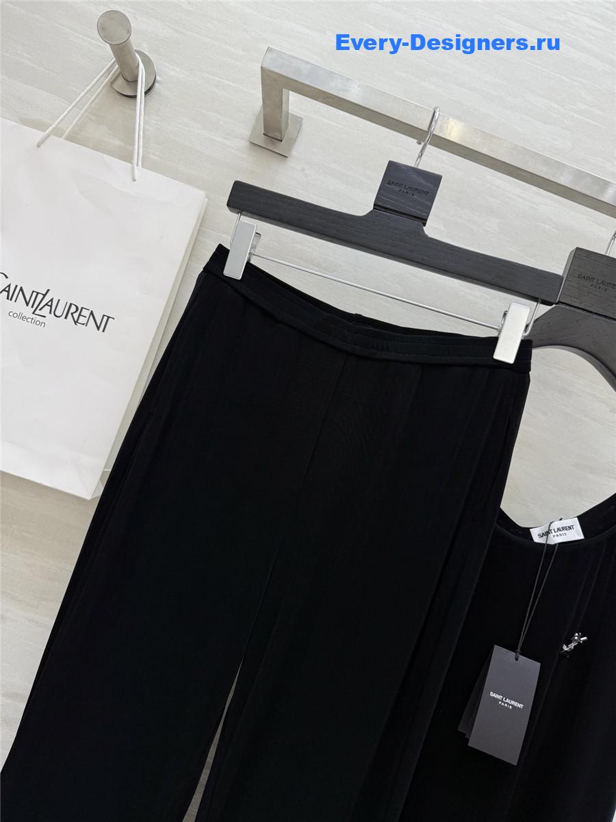 Sa1nt Lau*nt black vest suit