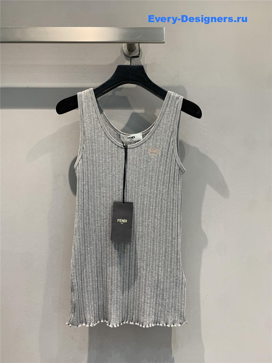 F**di roma grey tank top